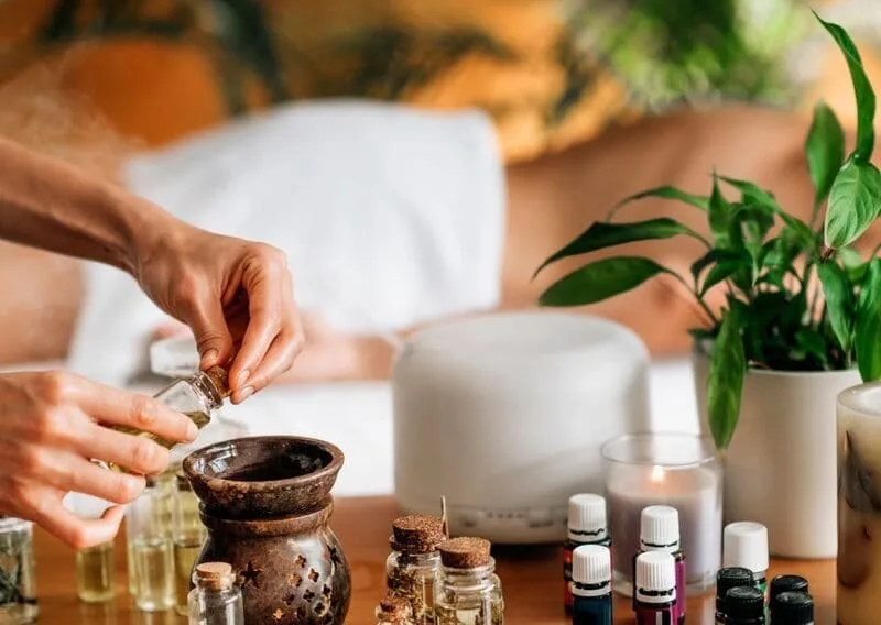 Masaje con aromaterapia